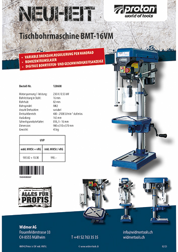 Proton Tischbohrmaschine BMT-16VM