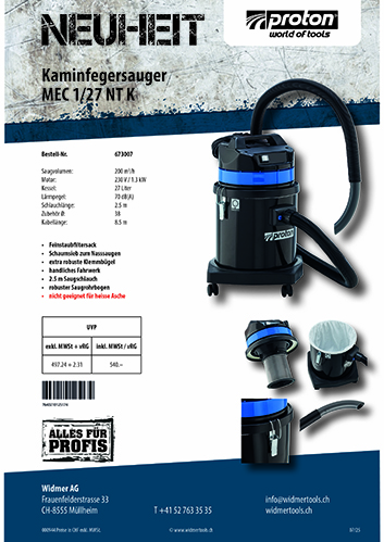 Kaminsauger MEC 1/27 NT K